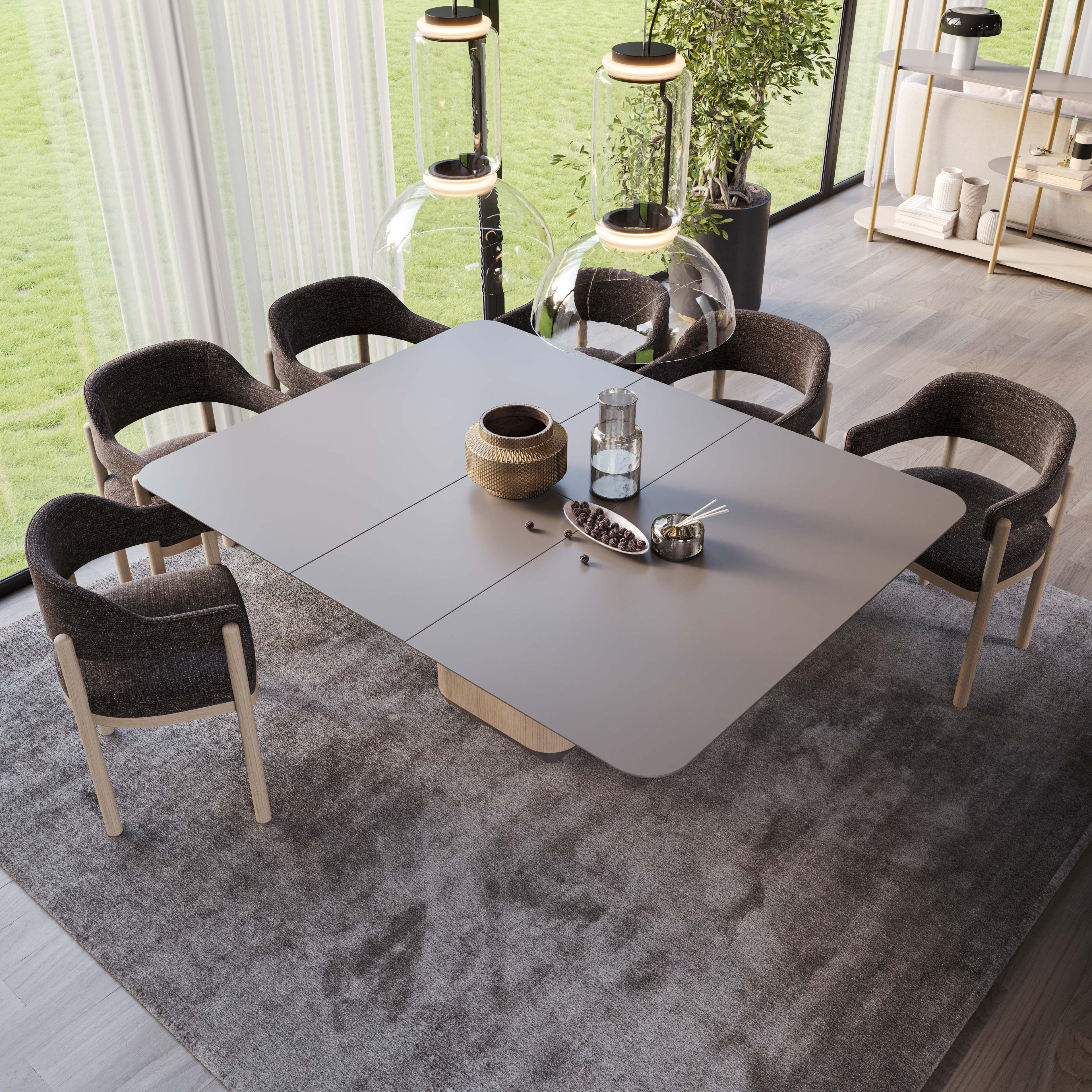 Mesa Extensível Quadrada Essenza