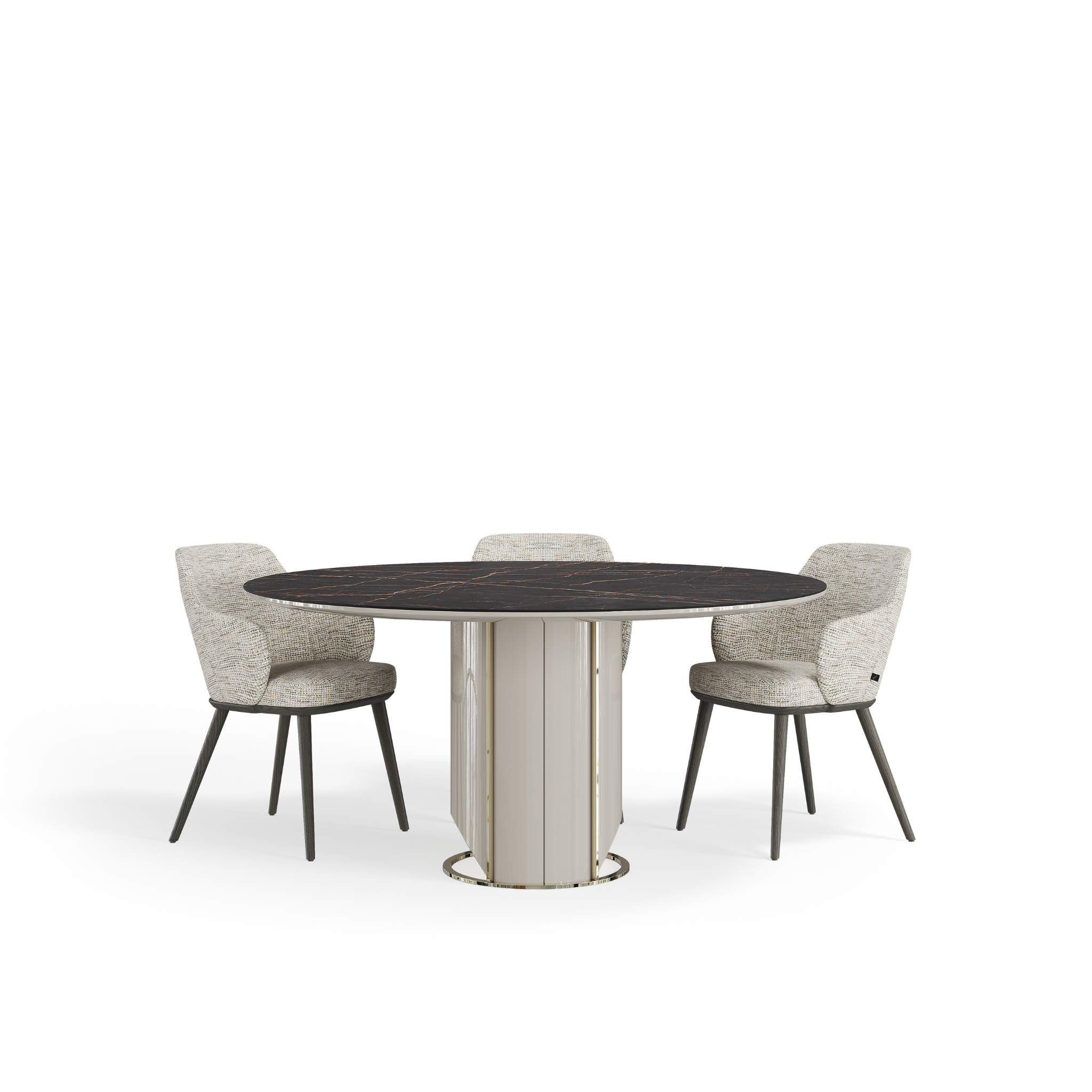 Mesa de Jantar Fixa Circular